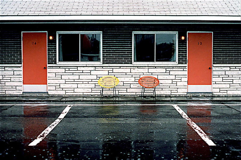 Montreal B&W Motel RainScape